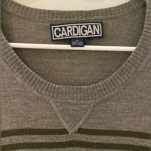 Striped Sweater Dress with Tie Waist Sz M - Picture 2 of 5